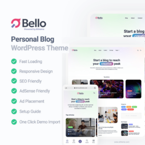 Bello wordpress theme terbaik ringan